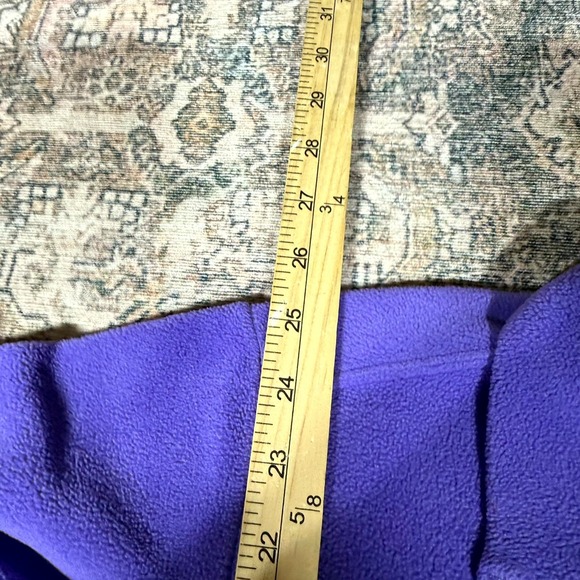 Patagonia Sweatshirt Women's XL Purple Polyester Fleece 1/4 Zip Hiking Gorpcore - Picture 5 of 7